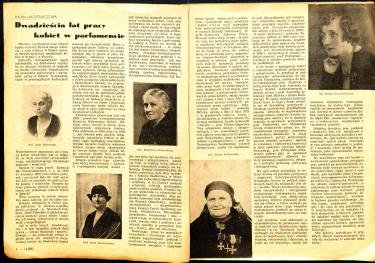 Artykuł Haliny Jaroszewiczowej „Dwadzieścia lat pracy kobiet w parlamencie”